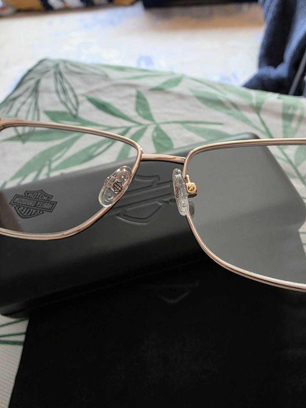 Harley-Davidson HD50076 073 Eyeglasses 56-15-140 Pink Gold RX Frames NEW - Picture 9 of 12